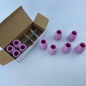 10Pcs TIG Welder Torch Accessories for Welding Pink Large Gas Lens Cup Alumina Nozzle