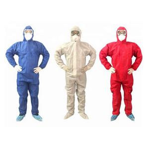 China Antibacterial Disposable Work Suits Sms Coveralls Work Protective Clothing supplier