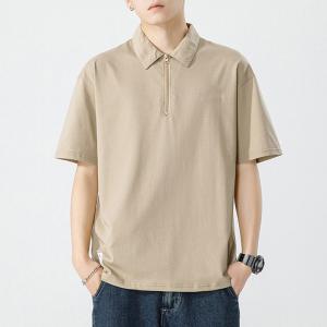 China Custom Logo Casual Oversized T Shirt  Plus Size S Polo Shirt supplier