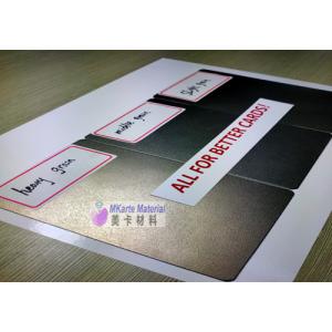 Grained Laminated Steel Plate For Personalization Smart Cards Lamination