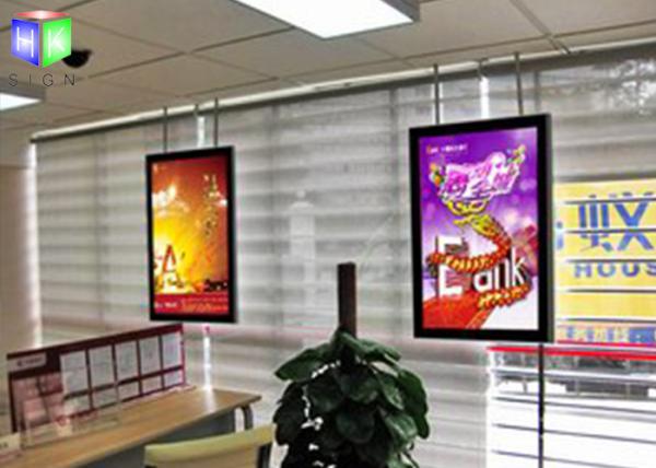 Double Sided Lightbox With Snap Frame , Acrylic Thin LED Light Panel Display