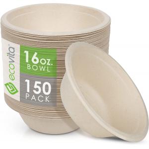 China Microwave Round Biodegradable Take Away Box Disposable Gluten Free Eco Friendly supplier