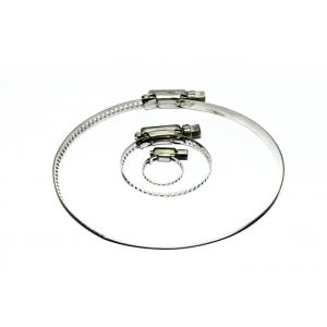 China 316 0.6mm Thickness American Hose Pipe Clamp / Stainless Steel Hose Clamps supplier