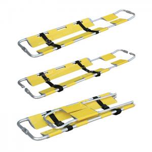 First Aid  Ambulance Aluminium Folding Plastic Scoop Stretcher