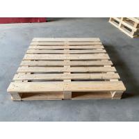 China Solid Wood Heat Treated Pallets Durable Four Way Pallet For Forklift Truck on sale