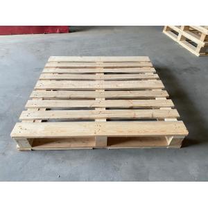 Solid Wood Heat Treated Pallets Durable Four Way Pallet For Forklift Truck