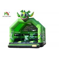 China Green Commercial 2.1 Ft Astronaut Childrens Bouncy Castle / Inflatable Kids Jumping Castle on sale