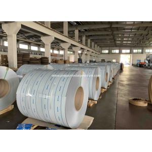 China H14 High Gloss White Pre Painted Aluminum Coil 26 Gauge Thickness For Downspouts supplier