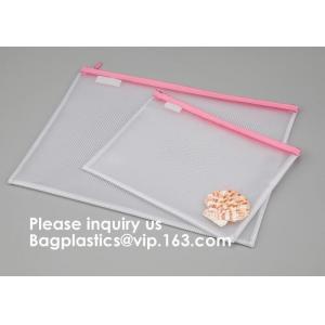 Office School Supplies Zipper File Bag Pvc Mesh Zipper Document Bag For Sale,Document File Folder zipper Bag, BAGEASE
