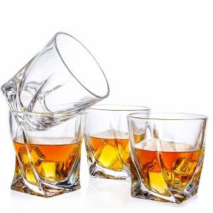 Custom Logo Whiskey Cup Twist Tumbler Glasses Wine Blanks Espresso Sublimation Glass OEM Customized Europe American Style