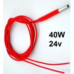 China Electronic 24V 40W Cartridge Wire Heater heat resistant for 3D Printer supplier
