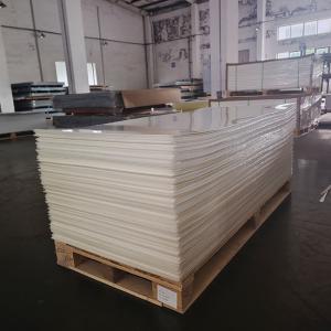 1220*2440mm Mitsubishi MMA White Sanitary Acrylic Sheet For Bathtub