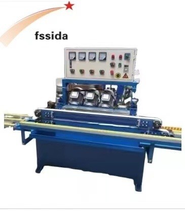 Horizontal Glass Straight Line Edging Machine 4 Motors for Glass Door Applications