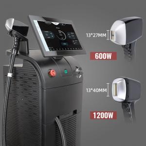 Diode Laser Machine Vertical Mode 755 808 1064 With 808nm Diode Stack 1200W Hand Piece Beauty Machine