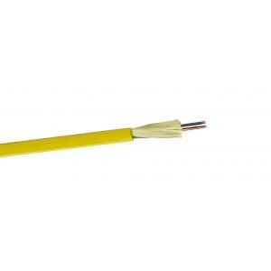 Ribbon Flat Fiber Optical Cable Sinlge Mode With Flame-Retardant Jacket