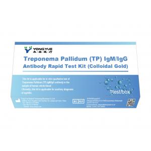 China Treponema Pallidum (TP) IgM/IgG Antibody Rapid Test Kit Colloidal Gold supplier