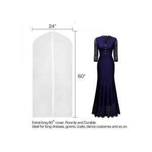 Translucent PEVA Suit Garment Bag 24x60" Long Dress Bag Cover
