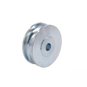 China Vertical Lathe CNC Turning Galvanized Sheave Carbon Steel 45# Mechanical pulley supplier