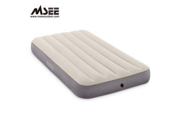 King Size Flocked Air Bed For Home / Car 135 * 85 * 45CM 13 . 6 Gross weight