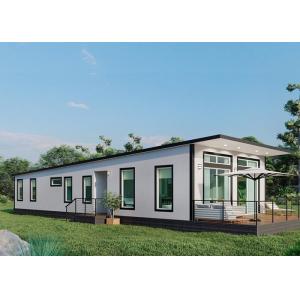 China Light Frame Prefab Steel Mobile House Villa Kits To Build Home Glass Wool R2.5 supplier