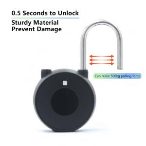 Remote Unlock Waterproof Smart Door Lock Zinc Alloy Biometric Pad Lock