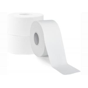 White Color Athletic Tape Cotton Adhesive Trainers Sports Wrapping Prevent Injuries