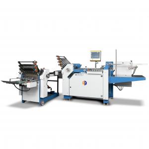 3.8KW Leaflet Cross Fold Paper Folding Machine For Printing Industry Folding And Inserting Machine