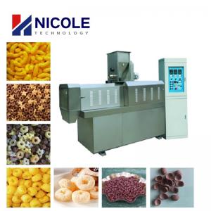 Commercial Corn Puff Production Line Twin Screw Puffed Food Extruder Machine