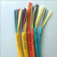 China Indoor Multimode Fiber Cable LSZH Turquoise Sheath Tight Buffered OM3-300 on sale