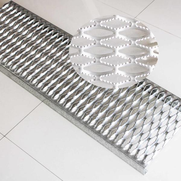 Seguridad de aluminio del entresuelo que ralla vida útil larga del aspecto simple y hermoso