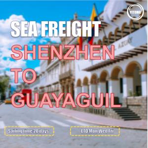WIFFA Sea Freight Logistics Transport From Shenzhen To Guayaguil Ecuador South America