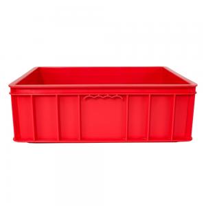 Solid Box Plastic Fruit Vegetable Crate for Convenient Storage and Transportation