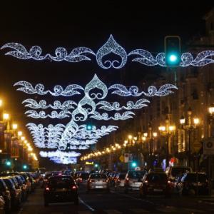 China Christmas Decoration Outdoor LED Motif Across Street Light