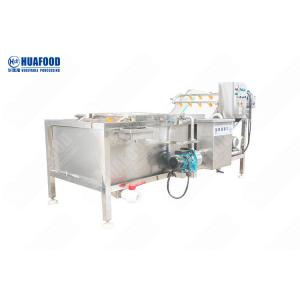Potato / Tomato Commercial Vegetable Washer , Vegetable Cleaning Machine
