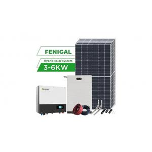 One Stop Solutions Solar Panel Power System 3KW 6KW Complete Hybrid Set