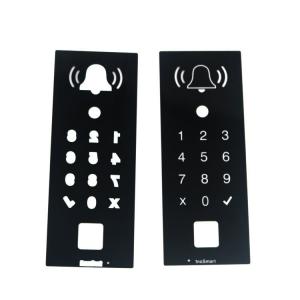Intelligent Security Door Lock Display Cover Glass Acrylic Control Panel