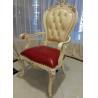 Crooked Legs Classic French Furniture / French Look Furniture Red Color Seat