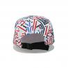 High Quality 5 Panel Caps sublimation pattern camper cap with polyester with