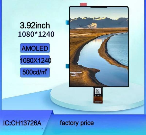 極度の薄さと超透明視力:3.92インチ AMOLED 超薄ディスプレイ 1080*1240 解像度 素晴らしい視覚体験を明るくします