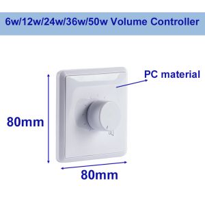 China PA Sound System Volume Controller 36W Home Theater Volume Control Switch wholesale