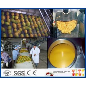 China Mango Pulp Processing Machinery Mango Processing Line With Aseptic Package Machine supplier