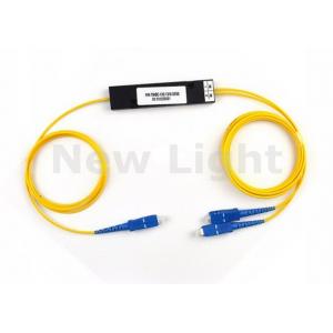 China Fiber Optic Cable Splitter , Single Mode SC UPC MINI PLC 1x2 PLC Splitter supplier