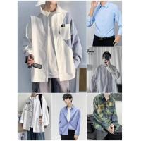 China Cotton Polyester Mens Polo Shirts Fashion Long Short Sleeve Shirts Kcs30 on sale
