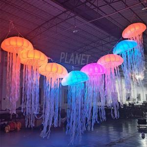 China Wedding Christmas Decor Colorful Jellyfish Lamp Inflatable Jellyfish Decoration Balloon supplier