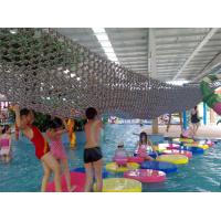 China Water Park Lazy River And Swimming Pool Floating Bridge With Climbing Net on sale