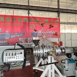 China Industrial HDPE Extrusion Line , Plastic Pipe Extruder Machine supplier