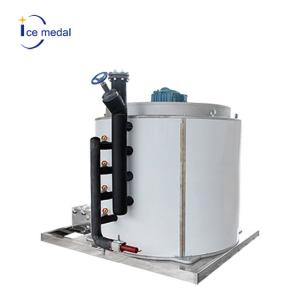 Industrial Seawater Flake Ice Machine 64 KW For Fish Frozen