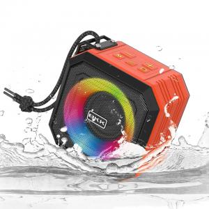 China 5W OEM Waterproof Bluetooth Speaker Portable With Colorful LED Lights supplier