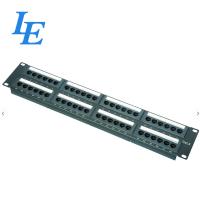 China 19 Inch Rackmount Cat5e 110 Style Patch Panel on sale