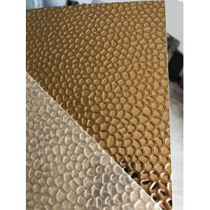 Gold Silver Mirror Stainless Steel Sheet Honeycomb Stamped
